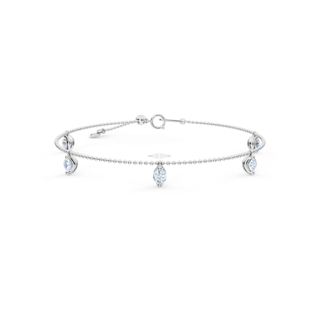 Vivara Lab Diamond Bracelet 1.00ct G/VS in 9K White Gold