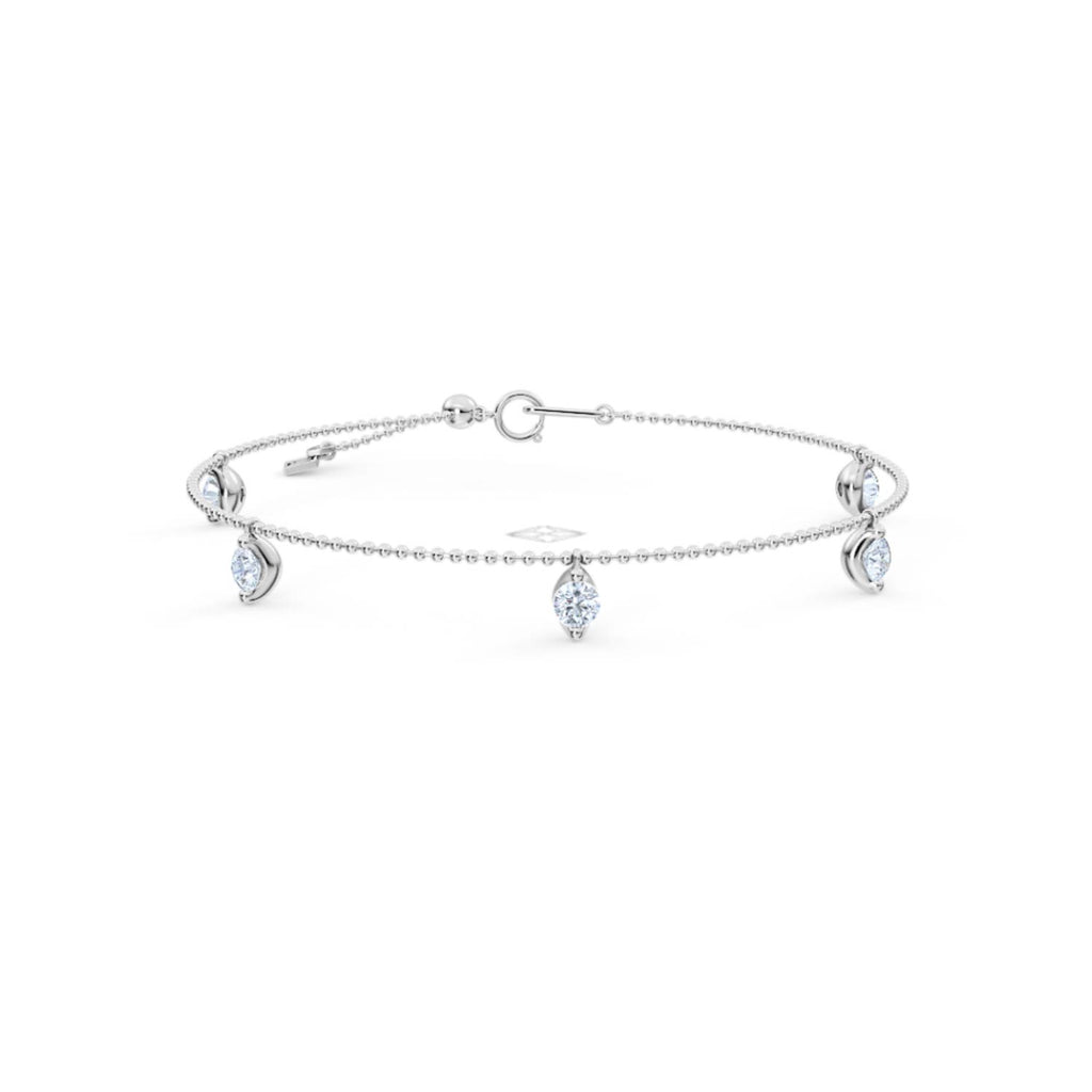 Vivara Lab Diamond Bracelet 1.00ct G/VS in 9K White Gold