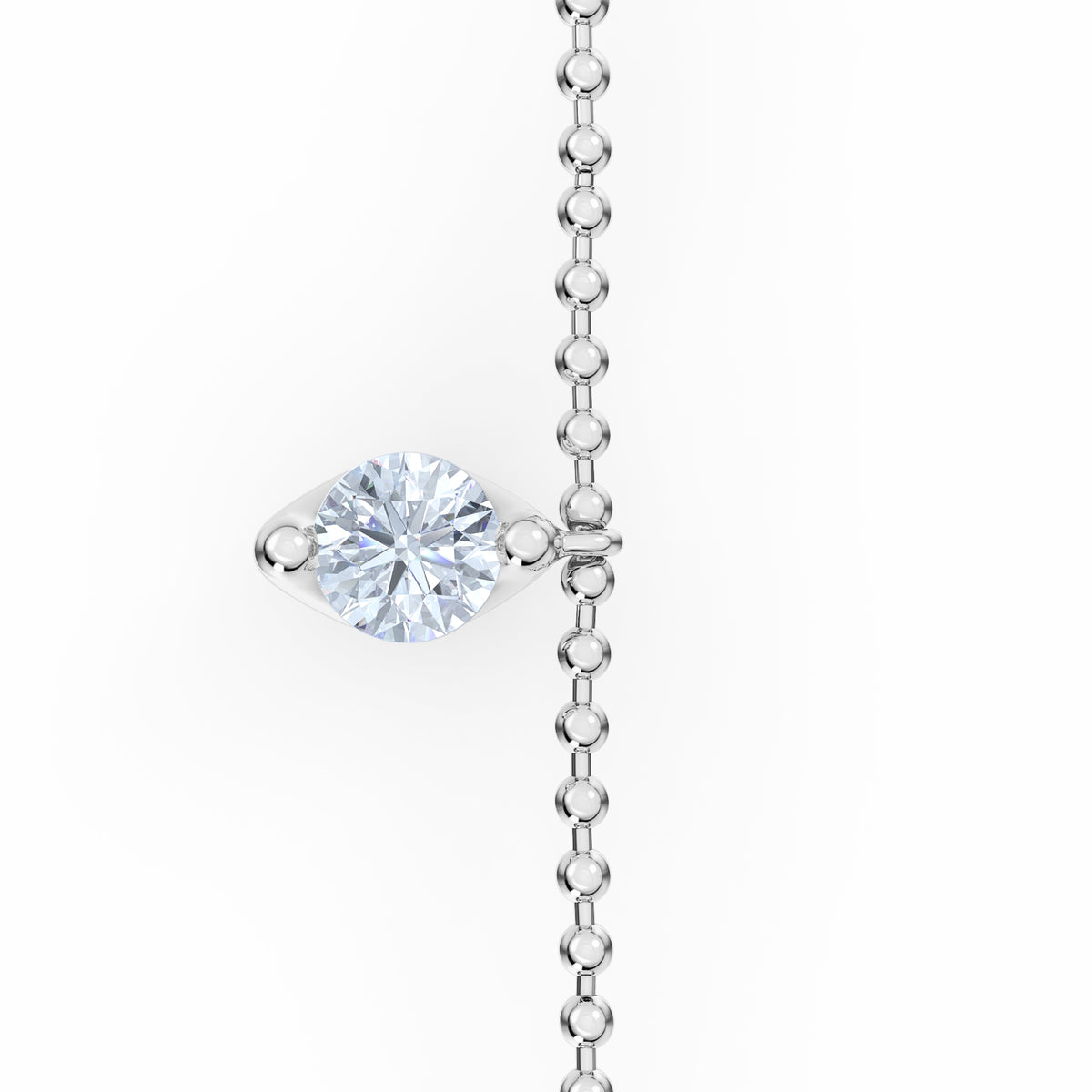 Vivara Lab Diamond Bracelet 1.00ct G/VS in 9K White Gold