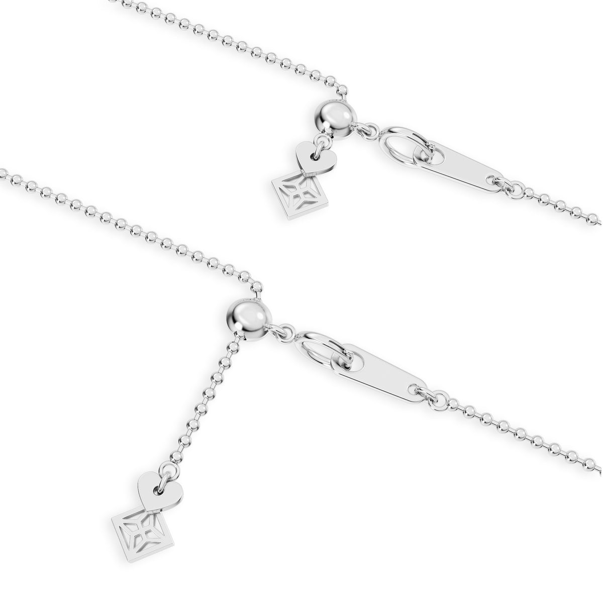 Vivara 1.00ct Round Cut Lab Diamond Bracelet in Sterling Silver
