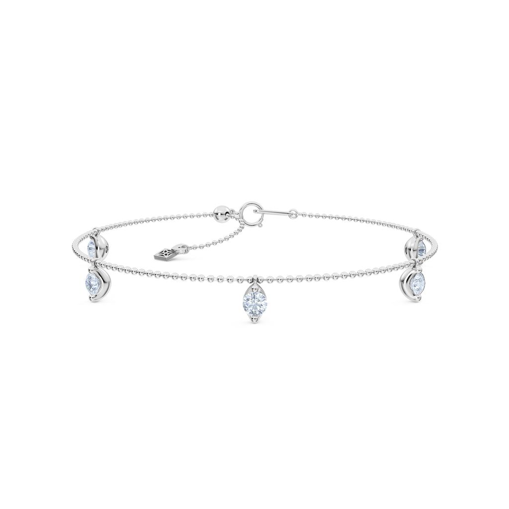 Vivara Lab Diamond Bracelet 1.00ct G/VS in 9K White Gold