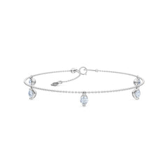 Vivara Lab Diamond Bracelet 1.00ct G/VS in 9K White Gold