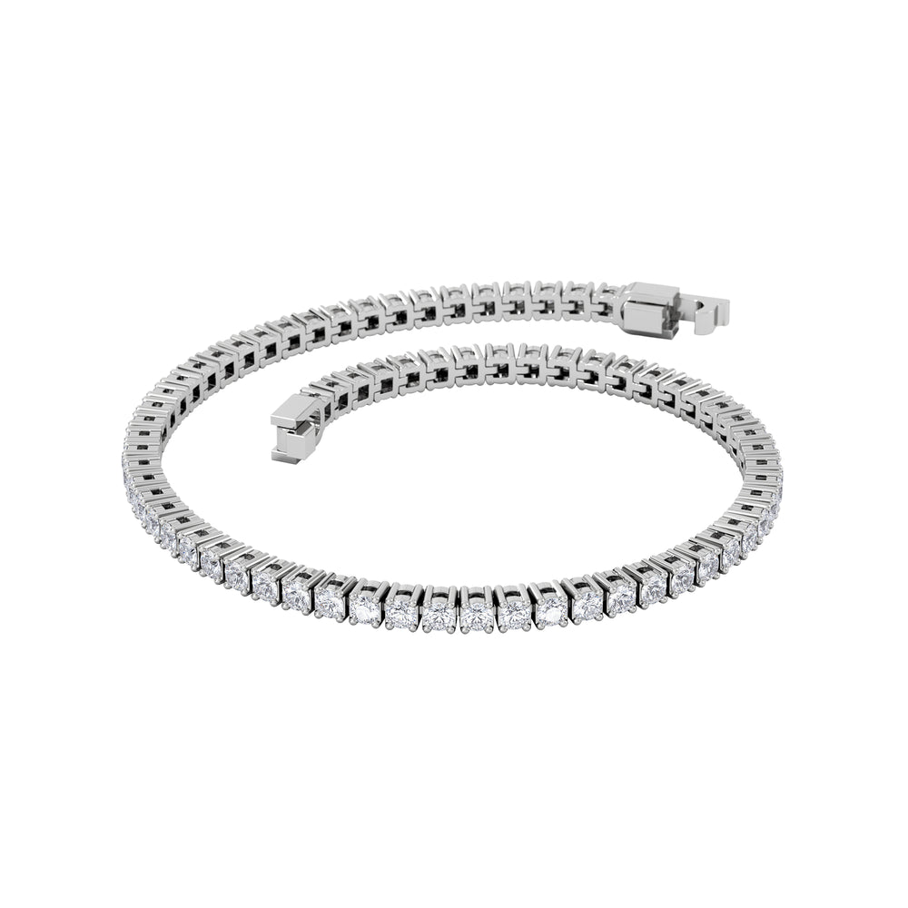 Lab Diamond Tennis Bracelet 3.00ct in 925 Silver