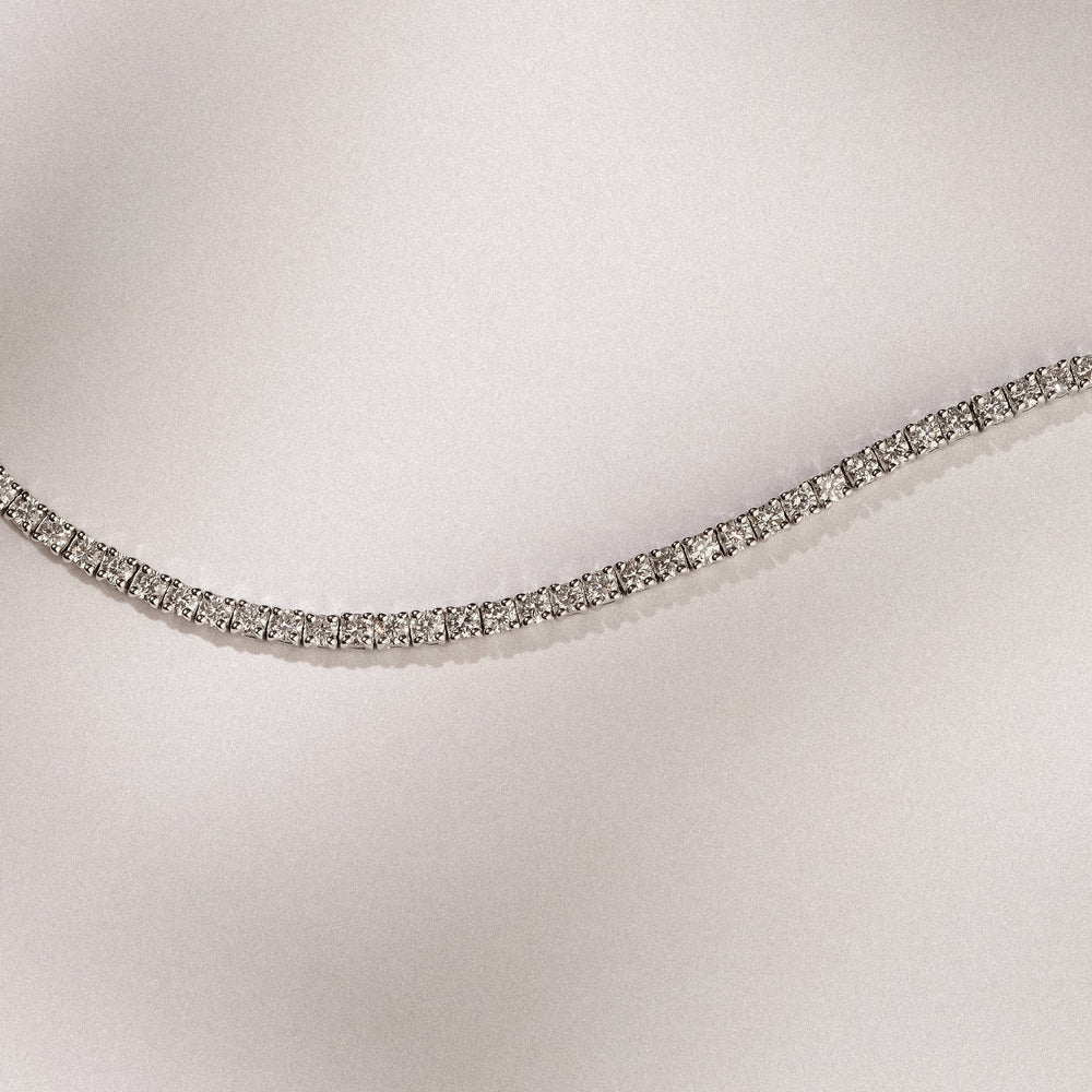 Lab Diamond Tennis Bracelet 3.00ct in 925 Silver