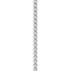 0.50ct Round Cut Lab Diamond Bezel Tennis Bracelet in Sterling Silver