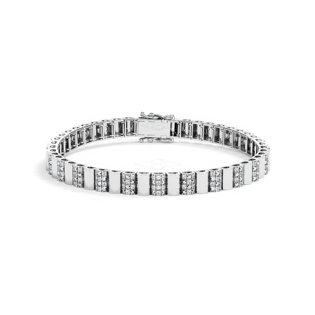 Contour 0.55ct Lab Diamond Bracelet in Sterling Silver