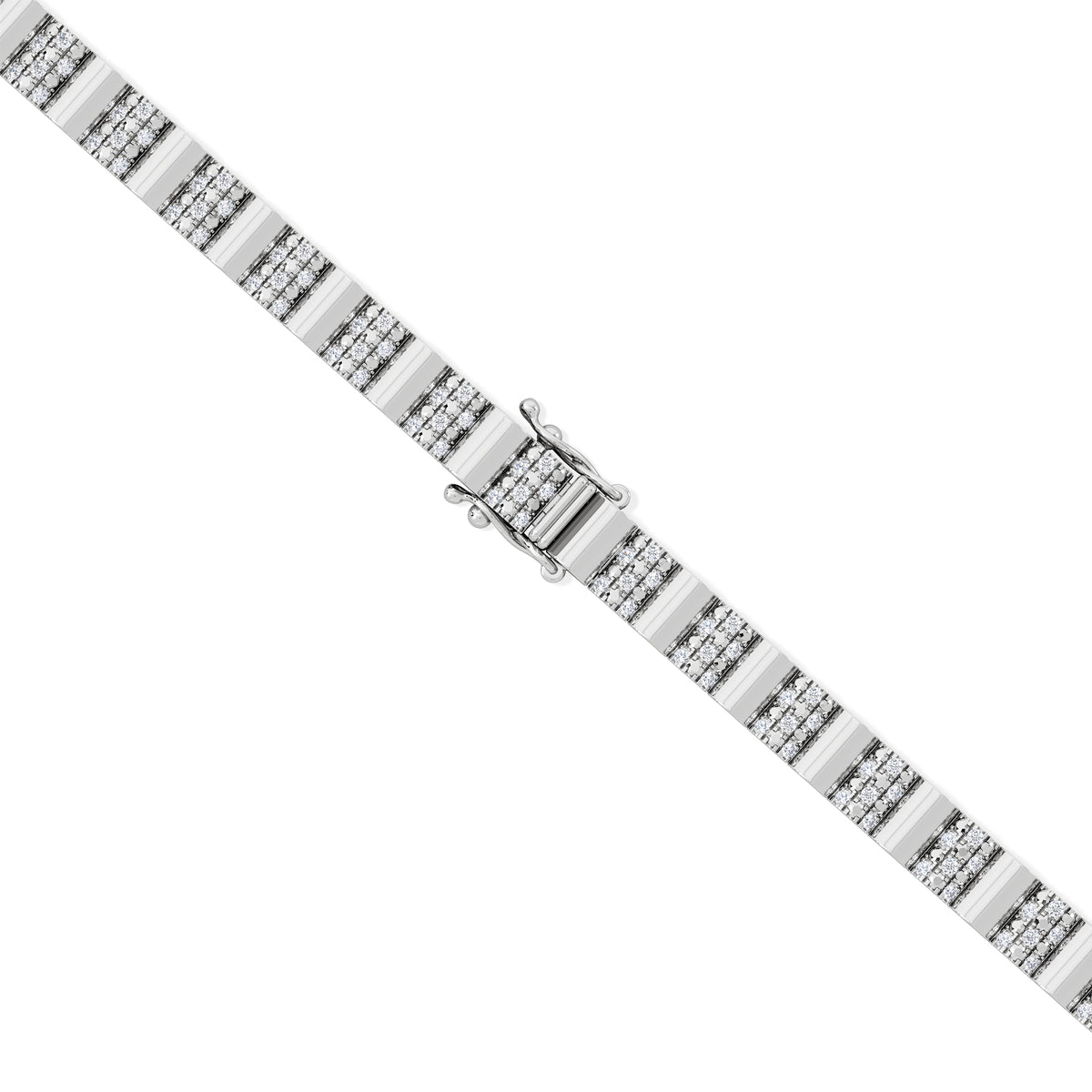 Contour 0.55ct Lab Diamond Bracelet in Sterling Silver