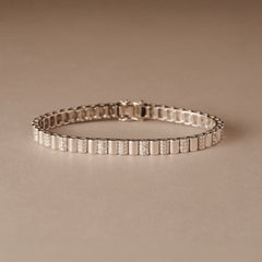 Contour 0.55ct Lab Diamond Bracelet in Sterling Silver