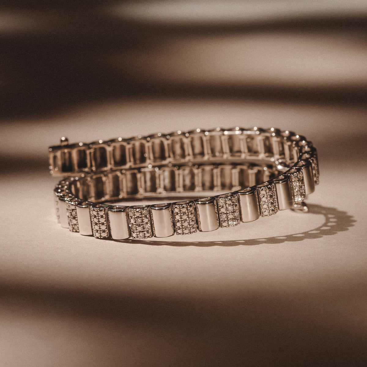 Contour 0.55ct Lab Diamond Bracelet in Sterling Silver