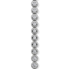 Solis 0.30ct Round Cut Lab Diamond Tennis Bracelet in Sterling Silver
