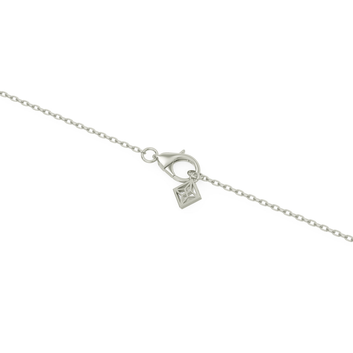 Hamsa 0.20ct Lab Diamond and Sapphire Bracelet in Sterling Silver