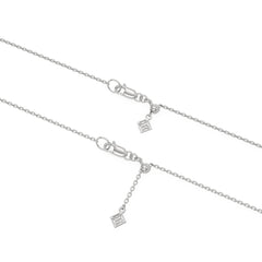 Alegria 0.91ct Lab Diamond Halo Bracelet in 9K White Gold