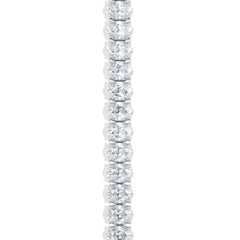 LUXE 15.00ct Lab Diamond Tennis Bracelet with IGI Certified Oval-Cut Diamonds in 18K White Gold