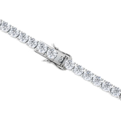 LUXE 12.00ct Lab Diamond Tennis Bracelet with IGI Certified Brilliant-Cut Diamonds in 18K White Gold
