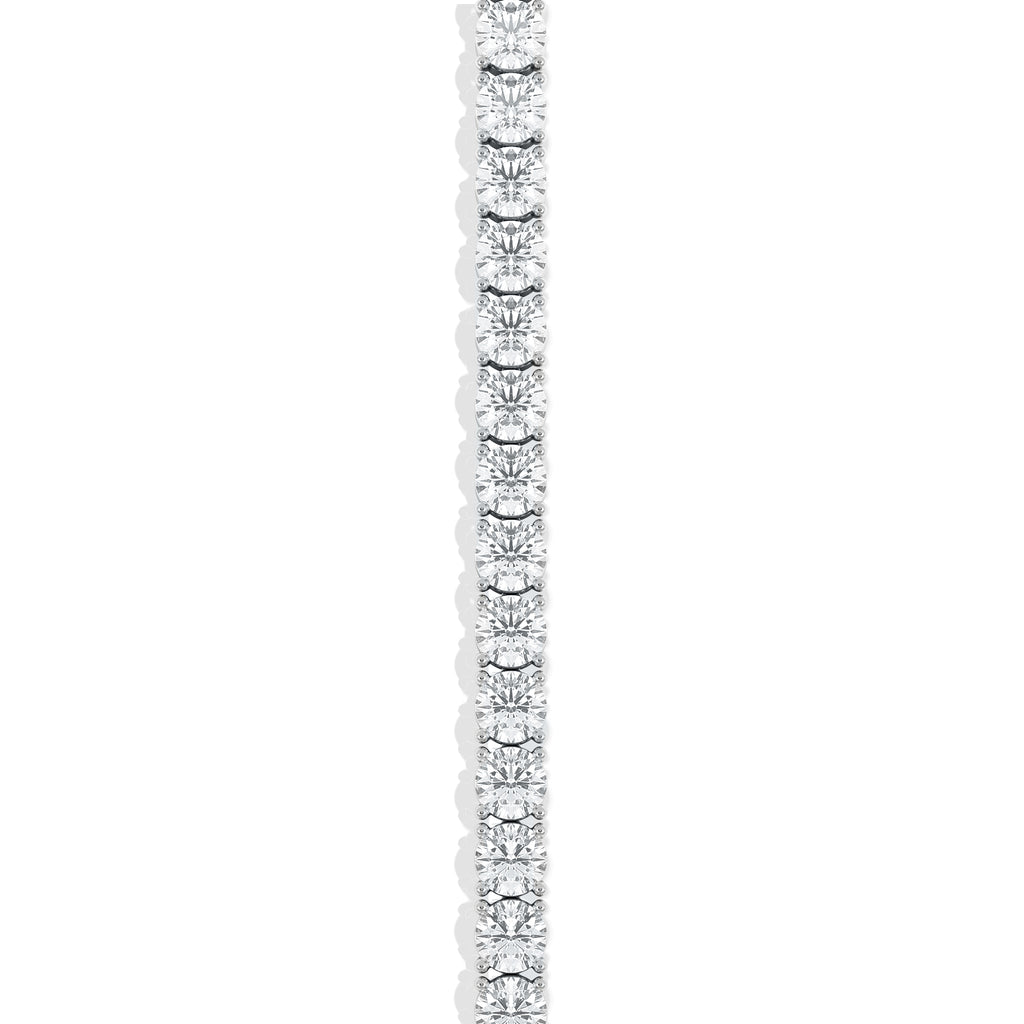 LUXE 19.00ct Lab Diamond Tennis Bracelet with IGI Certified Brilliant-Cut Diamonds in 18K White Gold