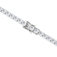 LUXE 19.00ct Lab Diamond Tennis Bracelet with IGI Certified Brilliant-Cut Diamonds in 18K White Gold
