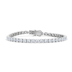 LUXE 19.00ct Lab Diamond Tennis Bracelet with IGI Certified Brilliant-Cut Diamonds in 18K White Gold