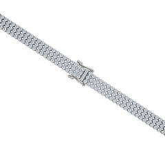 Soirée 4.15ct Round Cut Lab Diamond Tennis Bracelet in 18K White Gold