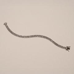 Soirée 4.15ct Round Cut Lab Diamond Tennis Bracelet in 18K White Gold