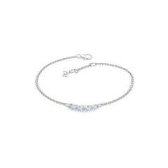 Legacy 0.50ct Round Cut Lab Diamond Bracelet in 18K White Gold