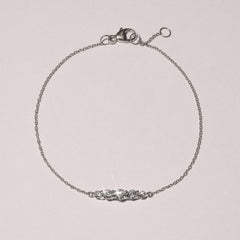 Legacy 0.50ct Round Cut Lab Diamond Bracelet in 18K White Gold