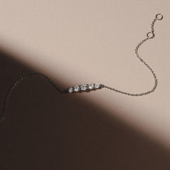 Legacy 0.50ct Round Cut Lab Diamond Bracelet in 18K White Gold