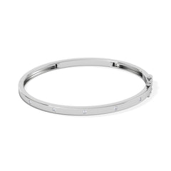 Élan 0.15ct Lab Diamond Bangle in Sterling Silver