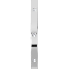 Élan 0.15ct Lab Diamond Bangle in Sterling Silver
