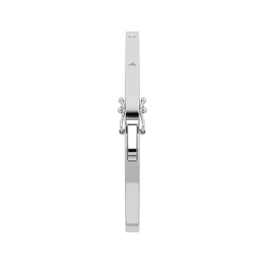 Élan 0.15ct Lab Diamond Bangle in Sterling Silver