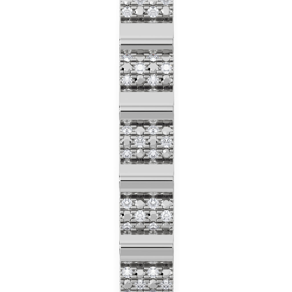 Contour 0.50ct Lab Diamond Bangle in Sterling Silver