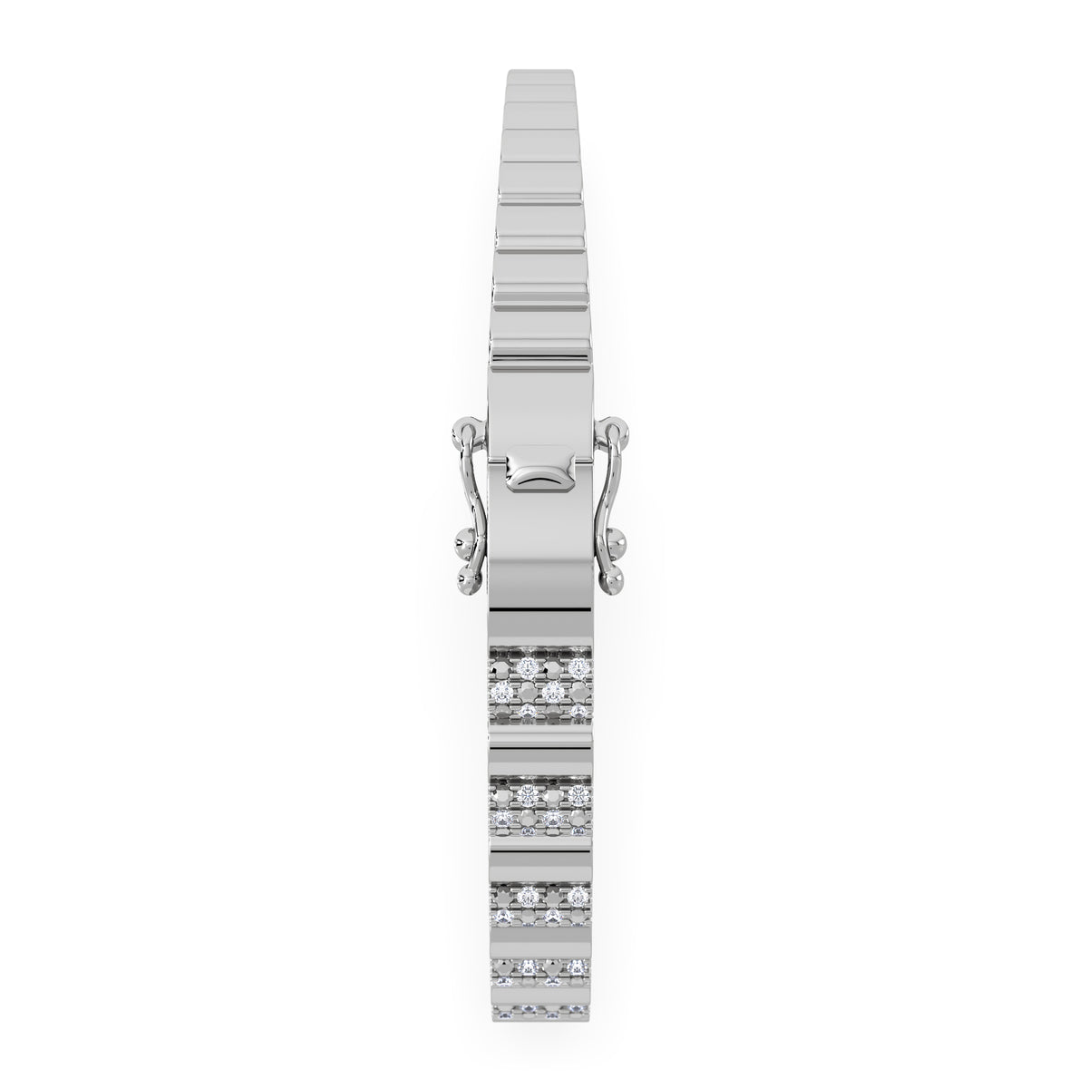 Contour 0.50ct Lab Diamond Bangle in Sterling Silver