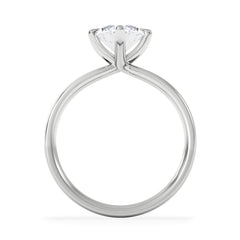 Origin Twist 2.00ct Marquise Cut Lab Diamond Solitaire Engagement Ring in Platinum