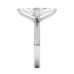 Origin Twist 3.00ct Marquise Cut Lab Diamond Solitaire Engagement Ring in 18K White Gold