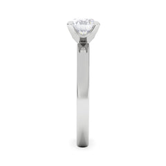 Origin 1.00ct Round Cut Lab Diamond Solitaire Engagement Ring in 18K White Gold
