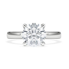 Origin 2.00ct Round Cut Lab Diamond Solitaire Engagement Ring in 18K White Gold