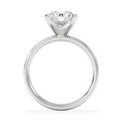 Origin 3.00ct Round Cut Lab Diamond Solitaire Engagement Ring in Platinum