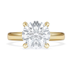 Origin 3.00ct Round Cut Lab Diamond Solitaire Engagement Ring in 18K Yellow Gold