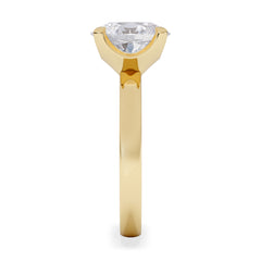 Origin 2.00ct Oval Cut Lab Diamond Solitaire Engagement Ring in 18K Yellow Gold