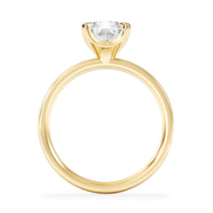 Origin 2.00ct Pear Cut Lab Diamond Solitaire Engagement Ring in 18K Yellow Gold