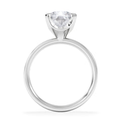 Origin 3.00ct Pear Cut Lab Diamond Solitaire Engagement Ring in 18K White Gold
