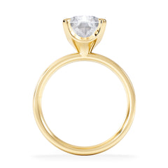 Origin 3.00ct Pear Cut Lab Diamond Solitaire Engagement Ring in 18K Yellow Gold