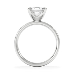 Origin 2.00ct Asscher Cut Lab Diamond Solitaire Engagement Ring in Platinum