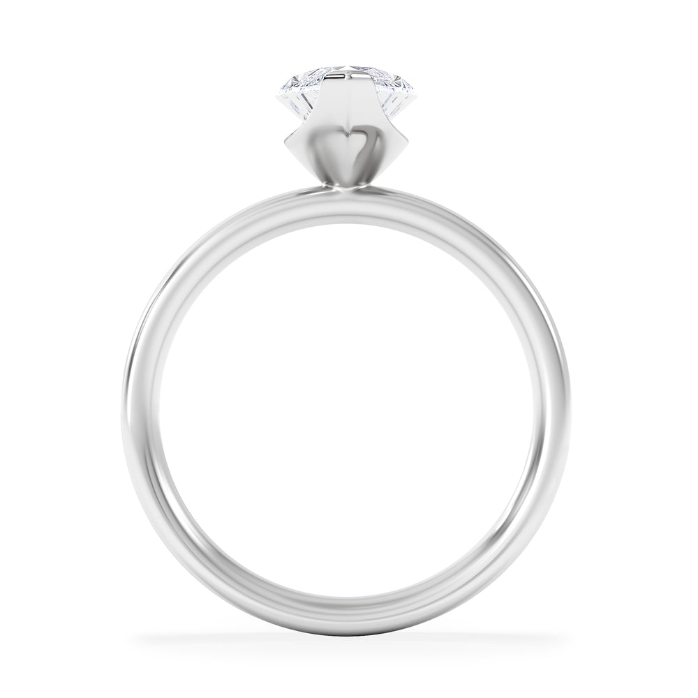 Origin 2.00ct Marquise Cut Lab Diamond Solitaire Engagement Ring in Platinum