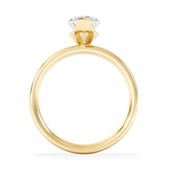 Origin 2.00ct Marquise Cut Lab Diamond Solitaire Engagement Ring in 18K Yellow Gold