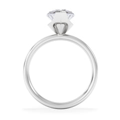 Origin 3.00ct Marquise Cut Lab Diamond Solitaire Engagement Ring in 18K White Gold