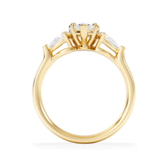 Adore 1.50ct Pear Cut Lab Diamond 3 Stone Engagement Ring in 18K Yellow Gold