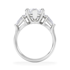 Adore 6.00ct Pear Cut Lab Diamond 3 Stone Engagement Ring in Platinum