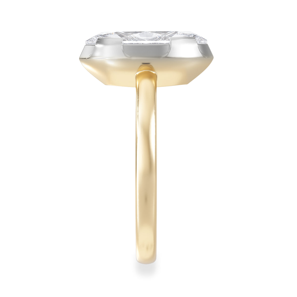 Muse 2.00ct Marquise Cut Lab Grown Solitaire Engagement Ring in 18K Yellow Gold