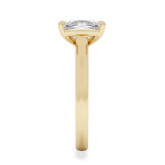 Amora 2.00ct Elongated Cushion Cut Lab Diamond Solitaire Engagement Ring in 18K Yellow Gold