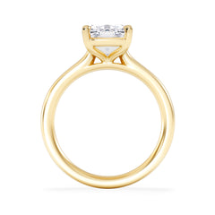 Amora 3.00ct Elongated Cushion Cut Lab Diamond Solitaire Engagement Ring in 18K Yellow Gold